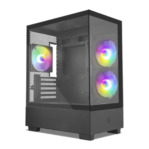 GABINETE GAMER GETTTECH FISH TANK M-ATX S/FUENTE (GCM-550AC-02)