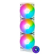 ENFRIAMIENTO LIQUIDO GAME FACTOR 360mm, RGB, 3X120mm, BLANCO LQG700-WH