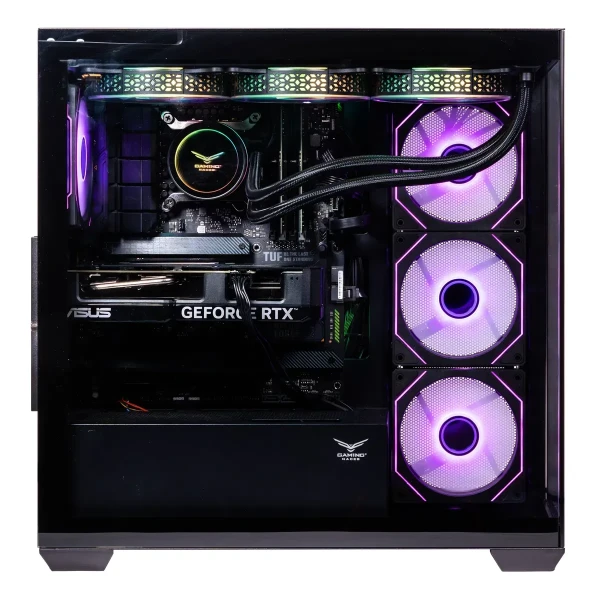 GABINETE NACEB GAMING MIDI TOWER ATX MICRO ATX MINI ITX 4 VENTILADORES NEGRO