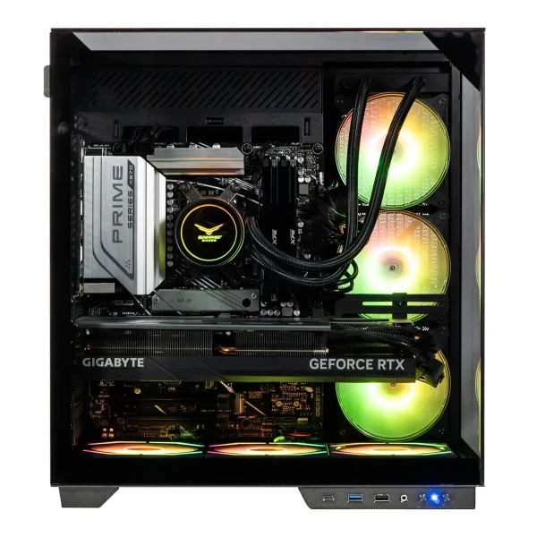 GABINETE NACEB GAMING IRIS MIDI TOWER ATX MICRO ATX MINI ITX 4 VENTILADORES NEGRO