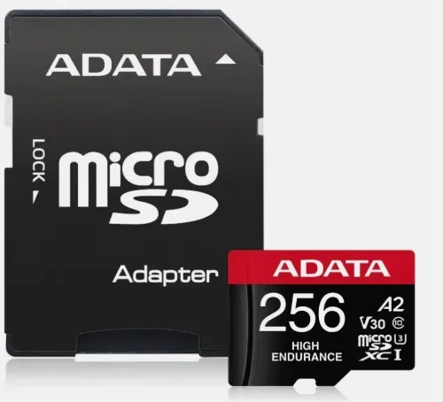 MEMORIA MICROSDXC ADATA 256GB U3 V30S ENDURANCE (AUSDX256GUI3V30SHA2-RA1)