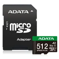 MEMORIA MICROSDXC ADATA 512GB U3 V30S SPEED PLUS (UD512GUI3V30A2SP-RA1)