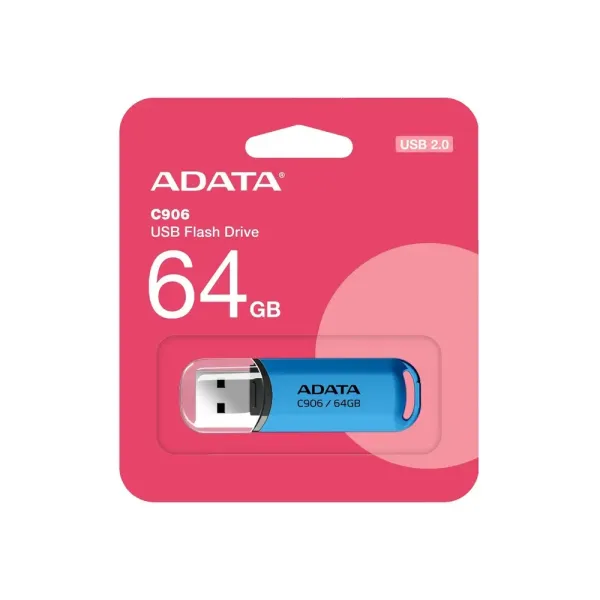 MEMORIA FLASH ADATA AC906 64GB USB 2.0 BLUE (AC906-64G-RWB)