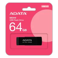 MEMORIA FLASH ADATA UC310 64GB USB 3.2 NEGRO (UC310-64G-RBK)