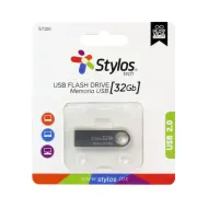 MEMORIA USB STYLOS 32 GB ST100 FLASH 2.0 PLATA STMUSB3B