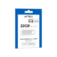 MEMORIA USB ACTECK 32GB 2.0 NOMAD MUF-32000 LEC 25 MB/S ESC 5 MB/S METALICA (AC-946216)
