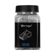 PLUG VORAGO RJ45 CAT6 BOTE 100 PZAS (PLUG-200)