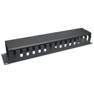 ORGANIZADOR DE CABLES INTELLINET HORIZONTAL 19´´ 2U ACERO NEGRO 716062