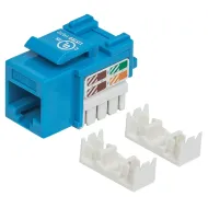 JACK DE IMPACTO UTP CAT5E CALIBRE 22 AL 26 AWG INTELLINET AZUL 210546