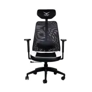 SILLA NACEB GAMER X ONE NA-09S4B HASTA 140KG NEGRO/BLANCO