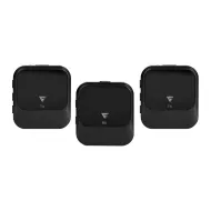 KIT 2 MICROFONOS LAVALIER GAME FACTOR USB C/2.4GHz/CANC DE RUIDO NEGRO (MCL650)
