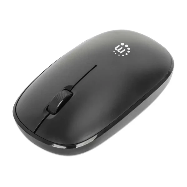MOUSE OPTICO MANHATTAN INALAMBRICO,1200 DPI, NEGRO 190312