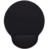 MOUSEPAD MANHATTAN TIPO GEL DESCANSA MUÑECA NEGRO 434362