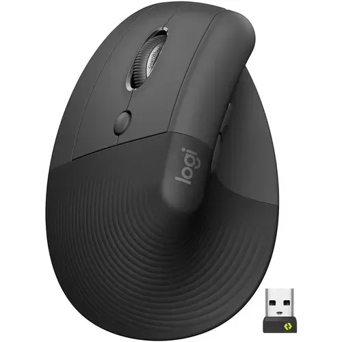 MOUSE LOGITECH LIFT VERTICAL P/ZUR USB BOLT BT 4000DPI GR (910-006467)