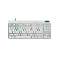 TECLADO LOGITECH G PRO X TKL RAPID ANALOG SWITCHES USB WH (920-013132)