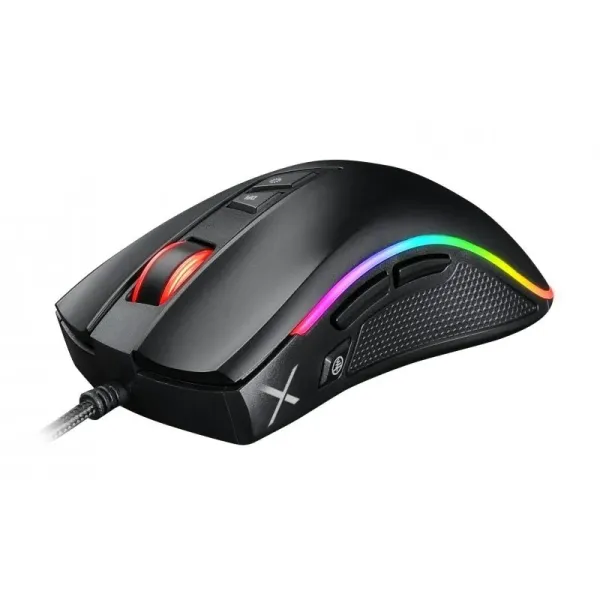 MOUSE GAMER XZEAL ÓPTICO,4000 DPI, NEGRO (XZMX900S)
