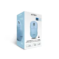 MOUSE ACTECK ERGONOMICO INALAMBRICO RECARGABLE INSTINCT CLICK MI484 AZUL (AC-945660)