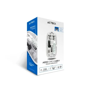 MOUSE ACTECK ULTRA DELGADO INALAMBRICO RECARGABLE AERO ONE MI455W COLOR AVENA (AC-945691)