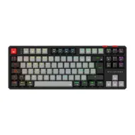 TECLADO GAMER BALAM RUSH BR 940368 LEVEL PRO GK990 LED RGB TKL OPTICO INALAMBRICO NEGRO