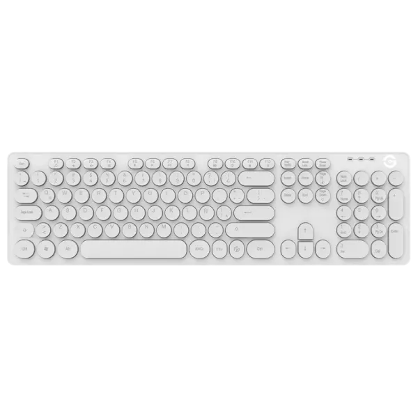Getttech Teclado Backlit Ignite, White - Modelo: GTI-28201B
