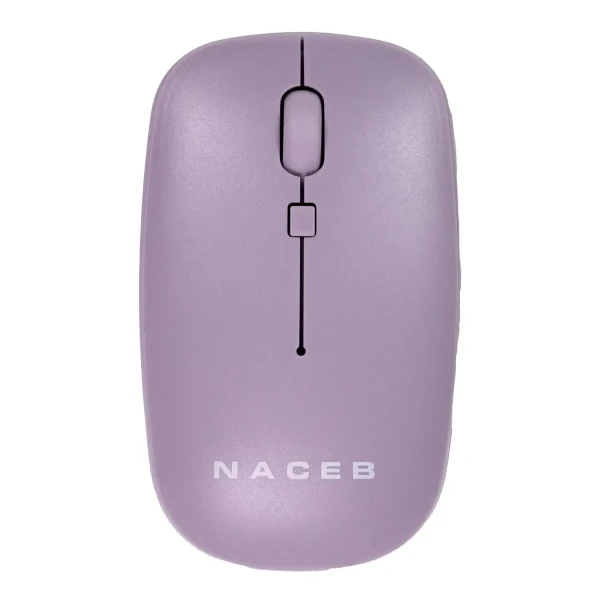 MOUSE NACEB NA 0136M INALAMBRICO OPTICO 1.600DPI RF INALAMBRICO MORADO