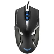 MOUSE GAMER ERGONOMICO NACEB LASER NA 629 ALAMBRICO USB 3.200DPI NEGRO