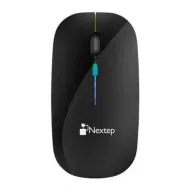 MOUSE NEXTEP NE-412N INALAMBRICO RECARGABLE SLIM/SILENCIOSO RGB 1600DP