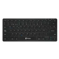 TECLADO NEXTEP INALAMBRICO Y COMPACTO, RECARGABLE, BLUETOOTH, COLOR NEGRO NE-415M