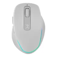 MOUSE PERFECT CHOICE LUMIER PRO HASTA 1.600 DPI 5 BOTONES RGB RECEPTOR USB COLOR GRIS