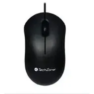 MOUSE TECHZONE OPTICO TZMOU01 ALAMBRICO 800DPI NEGRO