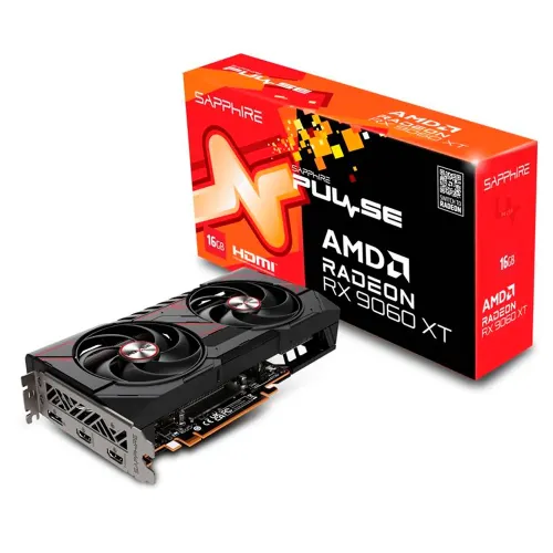 TARJETA DE VIDEO SAPPHIRE PULSE RX9060XT GAMING 16GBGDDR6 DUAL HDMI DP