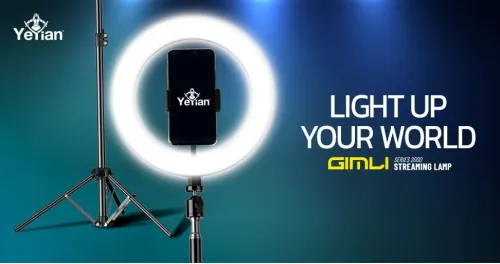 ARO DE LUZ LED YEYIAN P/STREAMING YSL-12L-01 GIMLI S2000, 30.5CM,USB