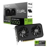 ASUS Dual GeForce RTX 5050 8GB GDDR6 OC Edition (DUAL-RTX5050-O8G)