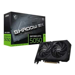 TARJETA DE VIDEO MSI GEFORCE RTX 5050 SHADOW 2X OC 8GB G5050-8S2C