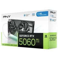 TARJETA DE VIDEO PNY RTX 5060TI 8GB DUAL FAN GDDR7 VCG5060T8DFXPB1